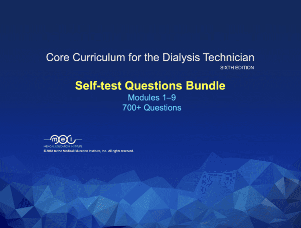 Core Curriculum for the Dialysis Tech Quiz Bundle